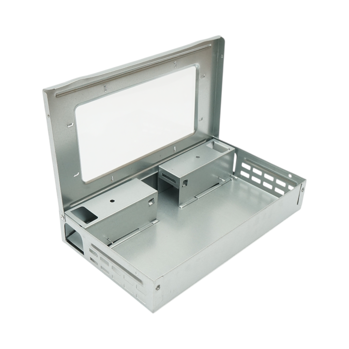 Trappola per topi professionale in metallo zincato, dimensioni 26,5x16x5 cm. - immagine 4