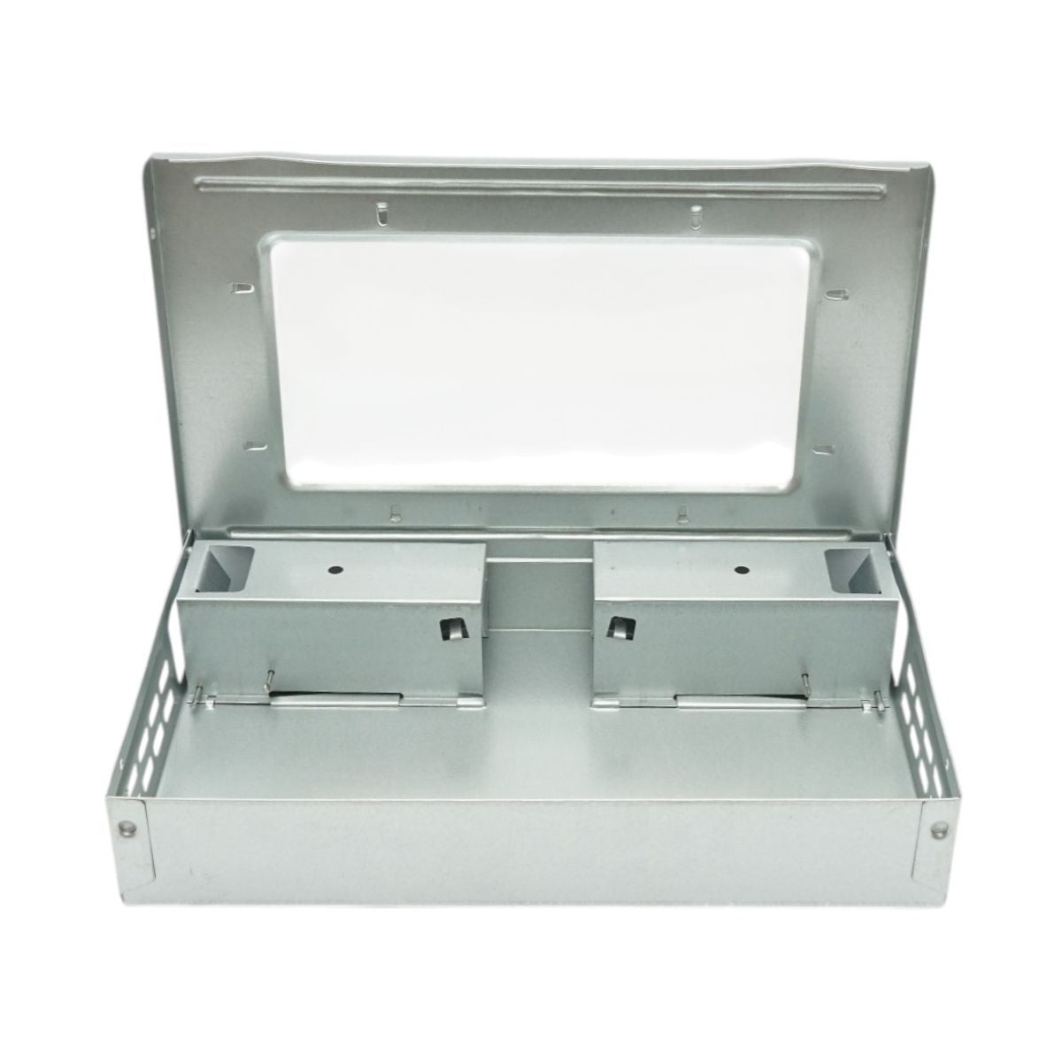 Trappola per topi professionale in metallo zincato, dimensioni 26,5x16x5 cm. - immagine 2
