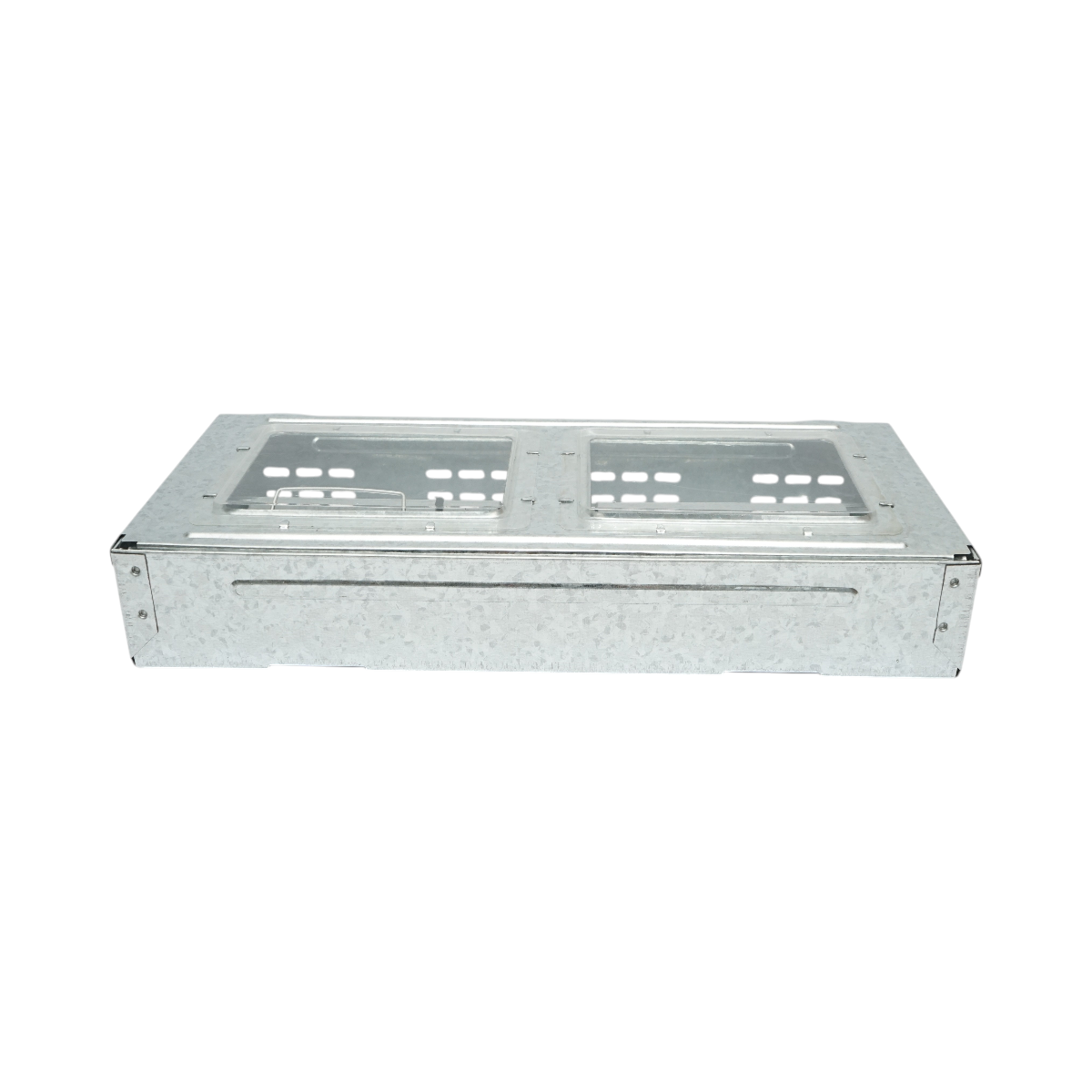 Trappola per topi professionale in metallo zincato, dimensioni 36,3x16,1x6,1 cm. - immagine 5