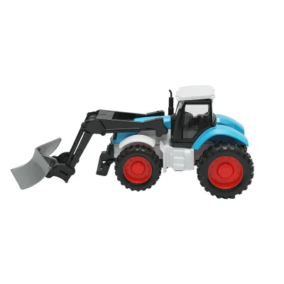 Trattore blu con lama da neve, 175x65x80mm giocattolo per bambini +3 anni - immagine 2