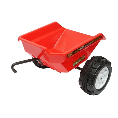 Trattore elettrico con rimorchio e batteria per bambini, giocattolo 3-6 anni Hello Baby - immagine 6