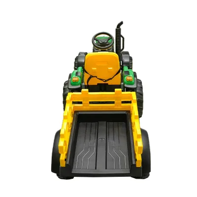 Trattore elettrico con rimorchio, telecomando e batteria per bambini 1980x650x610 - immagine 6