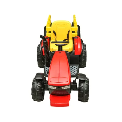 Trattore elettrico con rimorchio, telecomando e batteria per bambini 1980x650x610 - immagine 4