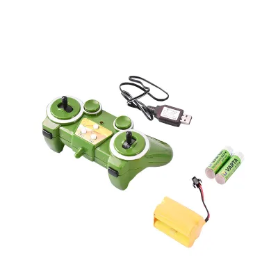 Trattore giocattolo telecomandato DoubleE RC 1:16 2,4 Ghz, luci, suoni, portata 25 m, velocità 2,16 km/h - immagine 4