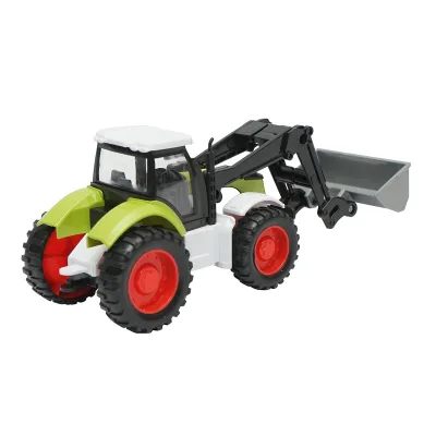 Trattore verde con pala anteriore, 175x65x80mm, giocattolo per bambini +3 anni - immagine 4