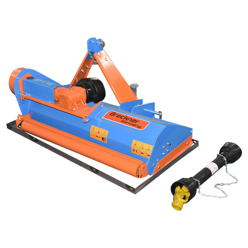 Trincia a mazze per trattore, trincia EF115 20-30CV con cardano incluso