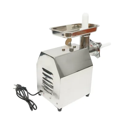 Tritacarne elettrico in acciaio inox 600W, 220V, capacità 100 kg/h, adattatore per salsicce, 2 setacci e 2 coltelli inclusi 340x185x365mm - immagine 5