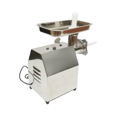 Tritacarne elettrico in acciaio inox 850W, 220V, capacità 150 kg/h, adattatore per salsicce, 2 setacci e 2 coltelli inclusi 380x210x415mm - immagine 5