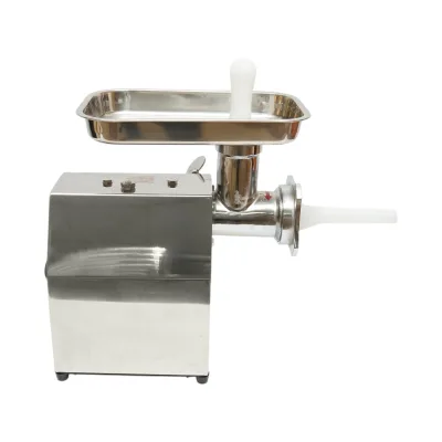 Tritacarne elettrico in acciaio inox 850W, 220V, capacità 150 kg/h, adattatore per salsicce, 2 setacci e 2 coltelli inclusi 380x210x415mm - immagine 6
