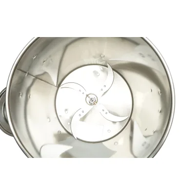 Tritatutto elettrico per scarti vegetali e mangimi 2,2 kW, 220 V, ciotola in acciaio inox da 10 l, 4 coltelli inclusi - immagine 5