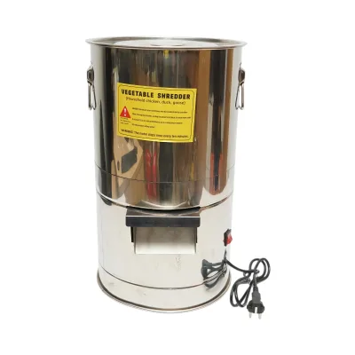 Tritatutto elettrico per scarti vegetali e mangimi, 550W, 220V, ciotola in acciaio inox da 12L, 4 lame incluse. - immagine 2