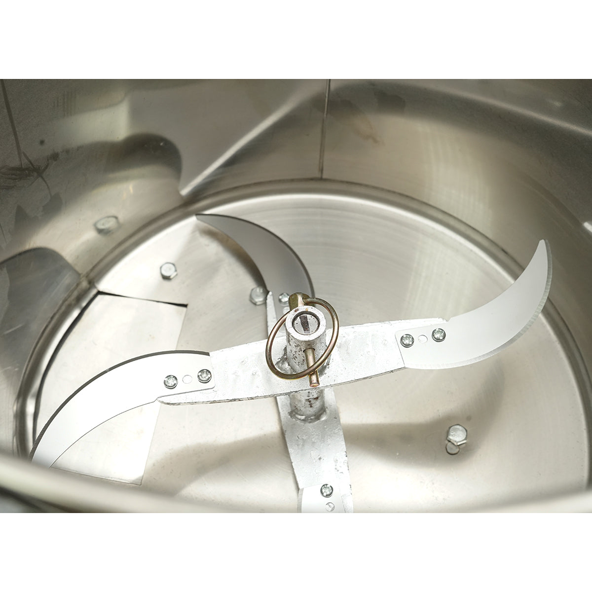 Tritatutto elettrico per scarti vegetali e mangimi, 550W, 220V, ciotola in acciaio inox da 12L, 4 lame incluse. - immagine 6
