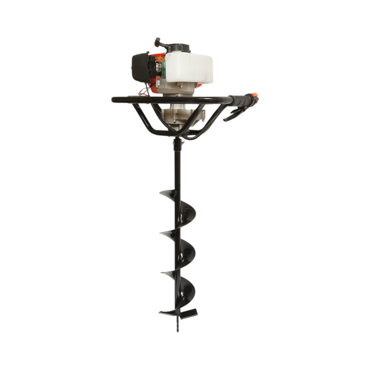 Trivella a benzina 3,3 CV, 2T 52 cc, 3 punte incluse 100 mm, 150 mm, 200 mm Breckner Germany - immagine 4