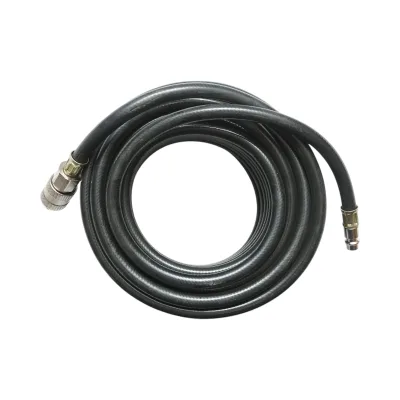 Tubo compressore, Tubo aria compressa 12m in PVC 6x11mm con attacchi rapidi universali - immagine 2