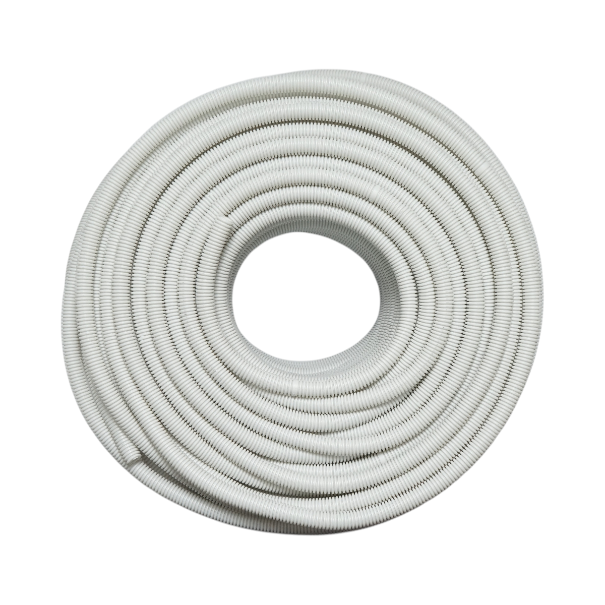 Tubo Corrugato 16mm con Tirafilo, ignifugo in polietilene HDPE 750N, grigio 100m/rotolo - immagine 2