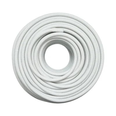 Tubo Corrugato 16mm con Tirafilo, polietilene HDPE 750N grigio 100m/rotolo - immagine 2