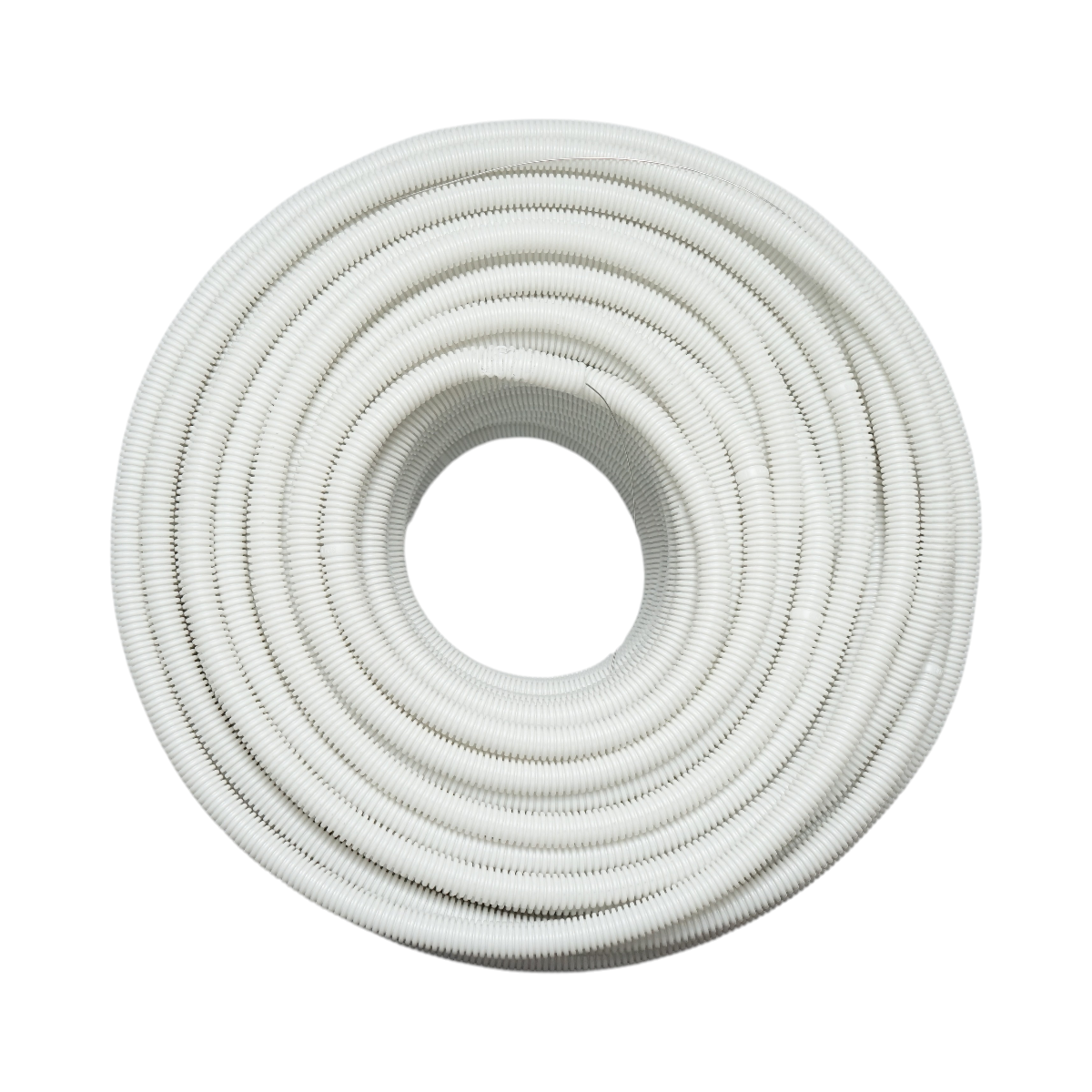 Tubo Corrugato 16mm con Tirafilo, polietilene ignifugo HDPE 320N grigio 100m/rotolo - immagine 2