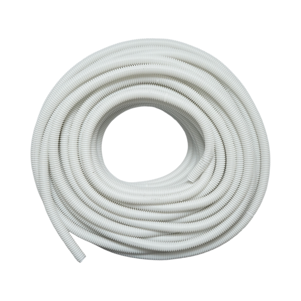 Tubo Corrugato 16mm senza filettatura in polietilene HDPE 320N grigio 50m/rotolo - immagine 2