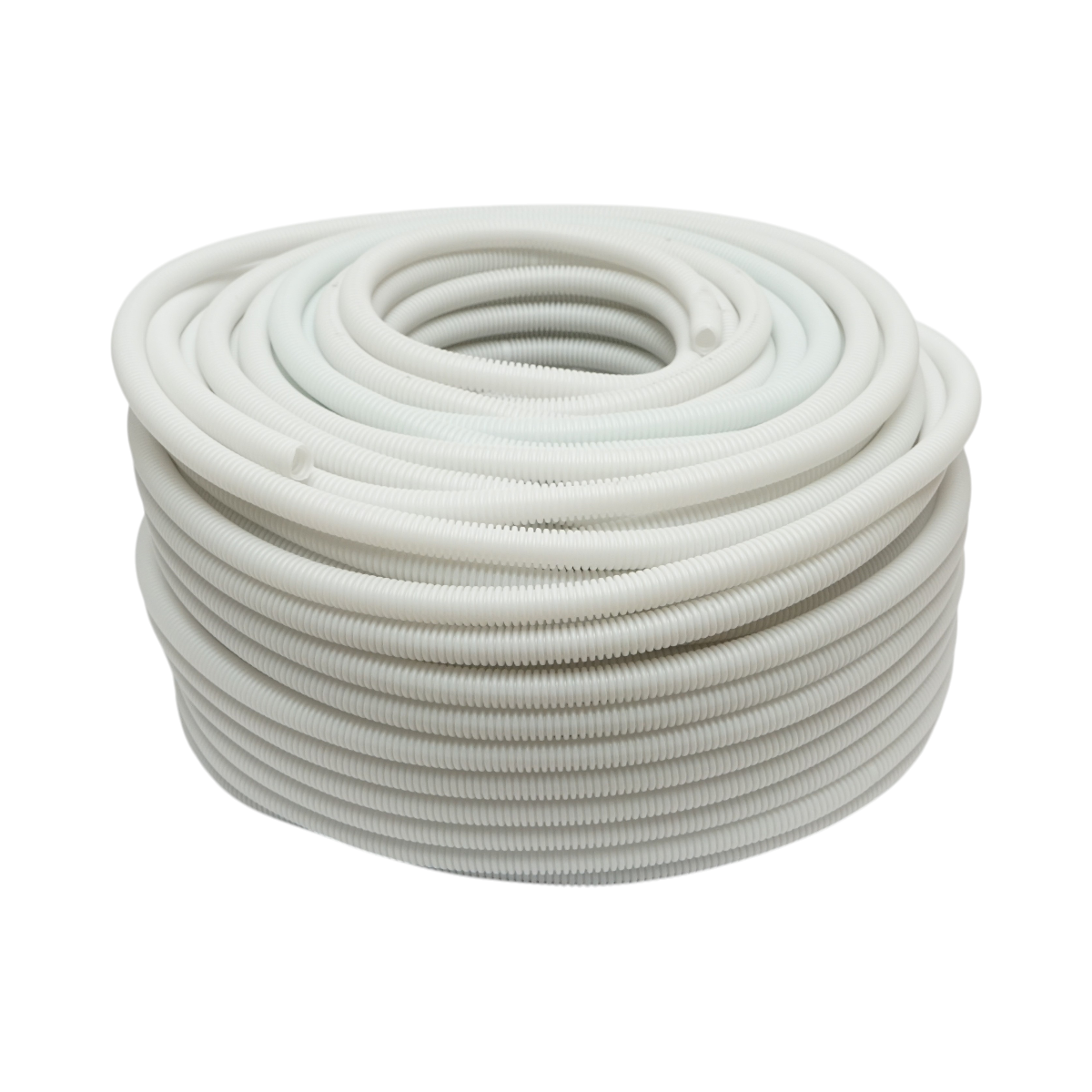 Tubo Corrugato 16mm Senza Tirafilo, polietilene HDPE 320N grigio 100m/rotolo