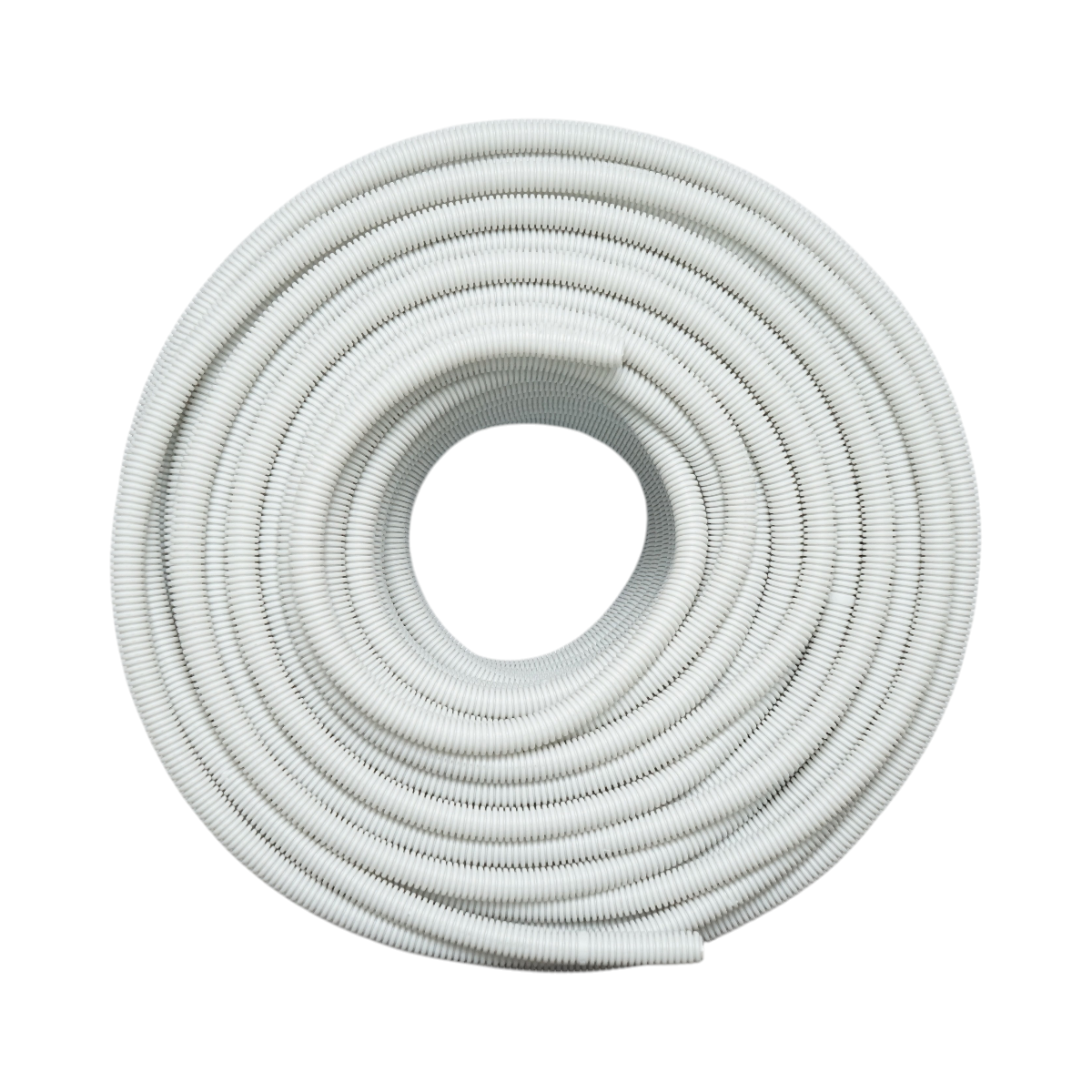 Tubo Corrugato 16mm Senza Tirafilo, polietilene HDPE 750N grigio 100m/rotolo - immagine 2