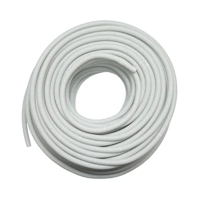 Tubo Corrugato 16mm Senza Tirafilo, polietilene HDPE 750N grigio 100m/rotolo - immagine 2