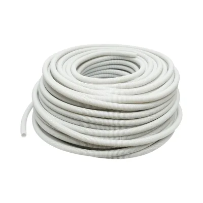 Tubo Corrugato 16mm Senza Tirafilo, polietilene HDPE 750N grigio 100m/rotolo