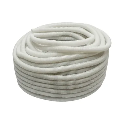 Tubo Corrugato 20mm senza filettatura, ignifugo in polietilene HDPE 320N grigio 50m/rotolo