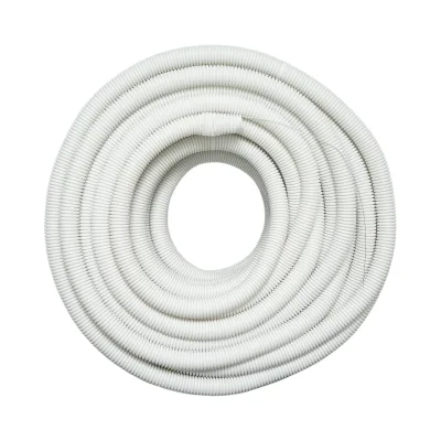 Tubo Corrugato 25mm con Tirafilo, ignifugo in polietilene HDPE 320N, grigio 50m/rotolo - immagine 2