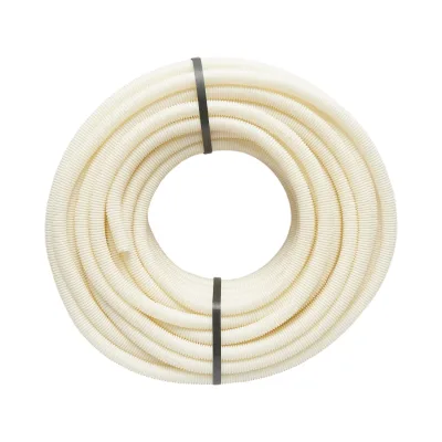 Tubo corrugato flessibile a spirale Copex 16mm senza filettatura in PVC 320N bianco 50m/rotolo - immagine 2