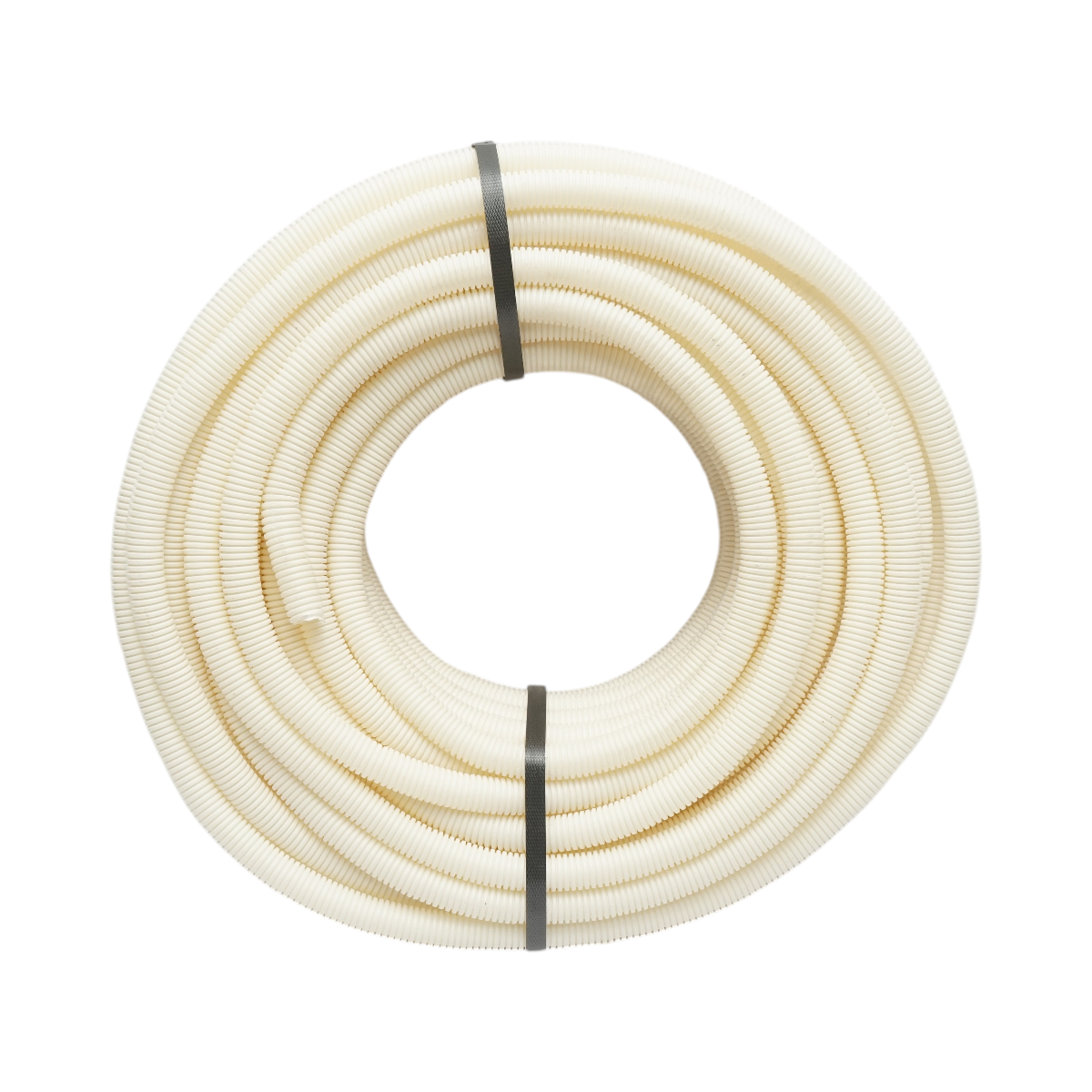 Tubo corrugato flessibile a spirale Copex 16mm senza filettatura in PVC 320N bianco 50m/rotolo - immagine 2
