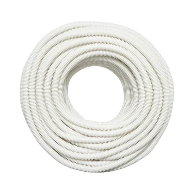 Tubo Corrugato16mm senza filettatura, ignifugo in polietilene HDPE 320N, grigio 50m/rotolo - immagine 2