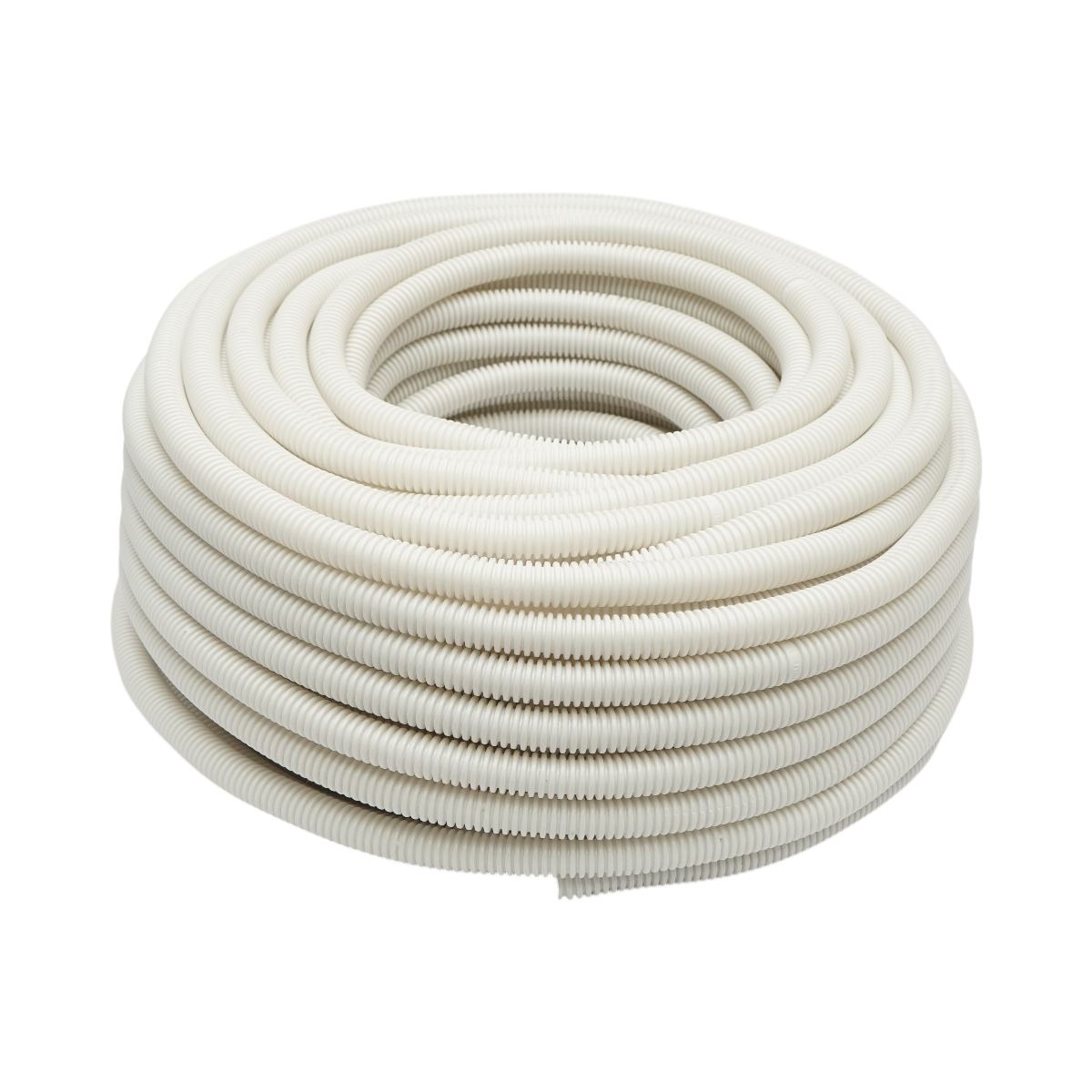 Tubo Corrugato16mm senza filettatura, ignifugo in polietilene HDPE 320N, grigio 50m/rotolo