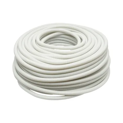 Tubo Corrugato20mm senza filettatura, ignifugo in polietilene HDPE 320N grigio 100m/rotolo