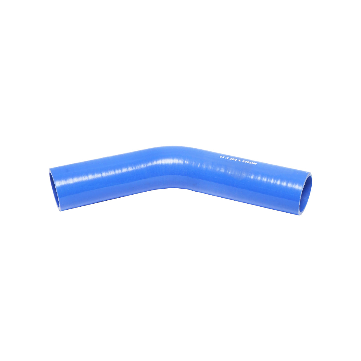 Tubo curvato in silicone a 45 gradi con inserto in tessuto interno 54x200x200 mm Breckner Germany - immagine 2