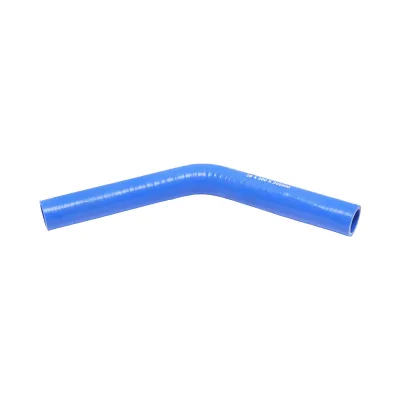 Tubo curvato in silicone a 45 gradi con inserto in tessuto, dimensioni 28x200x200 mm. - immagine 2