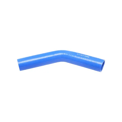 Tubo curvato in silicone a 45 gradi con inserto in tessuto, dimensioni 45x200x200 mm - immagine 2