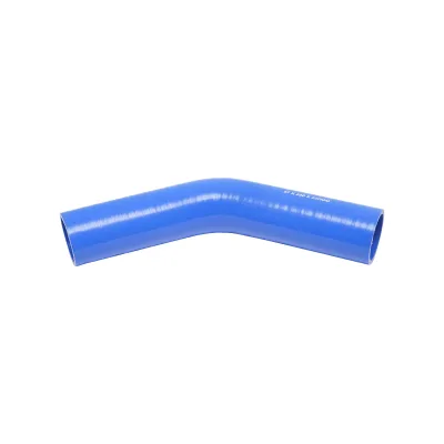 Tubo curvato in silicone a 45 gradi con inserto in tessuto, dimensioni 57x200x200 mm Breckner Germany - immagine 2