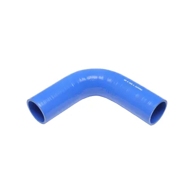 Tubo curvato in silicone a 90 gradi con inserto in tessuto interno 60x200x200 mm Breckner Germany