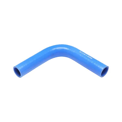 Tubo curvato in silicone a 90 gradi con inserto in tessuto, dimensioni 35x200x200 mm