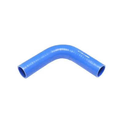 Tubo curvato in silicone a 90 gradi con inserto in tessuto, dimensioni 45x200x200 mm
