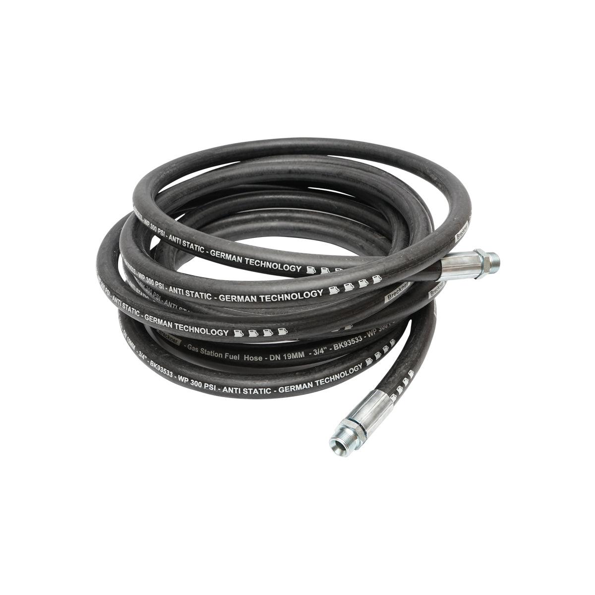 Tubo da 10 metri con raccordi da 3/4" per pompa di trasferimento gasolio Breckner Germany