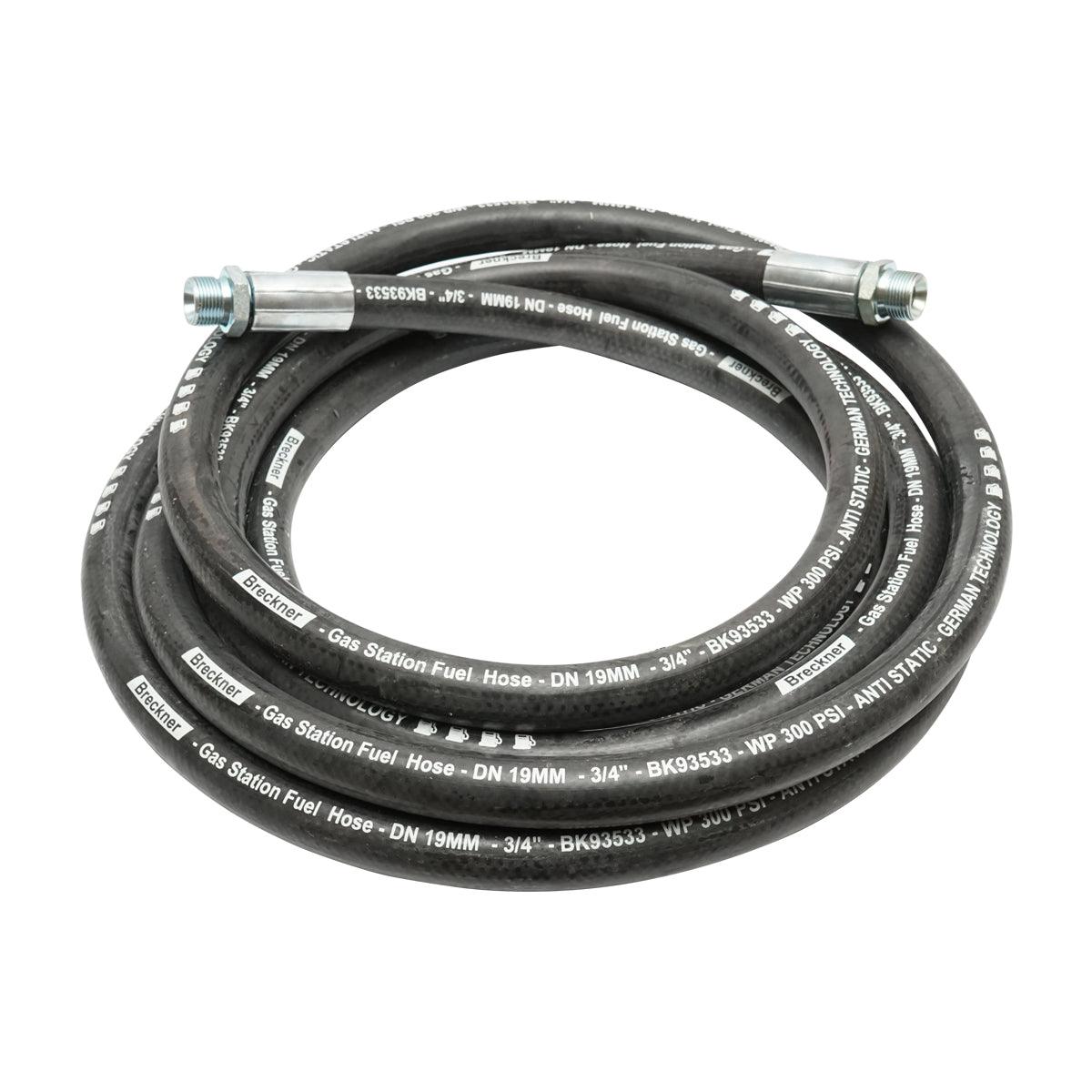 Tubo da 6 metri con raccordi da 3/4" per pompa di trasferimento gasolio Breckner Germany