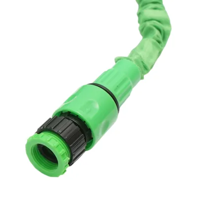 Tubo da giardino estensibile in lattice 5-15 m con pistola regolabile a 7 modalità, adattatore 3/4 e raccordo rapido 1/2 - immagine 5
