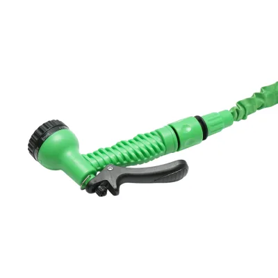Tubo da giardino estensibile TPE 10-30 m con pistola regolabile a 7 modalità, adattatore 3/4 e raccordo rapido 1/2 - immagine 4
