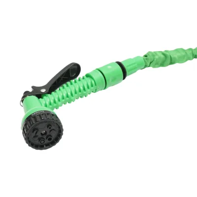 Tubo da giardino estensibile TPE 10-30 m con pistola regolabile a 7 modalità, adattatore 3/4 e raccordo rapido 1/2 - immagine 3