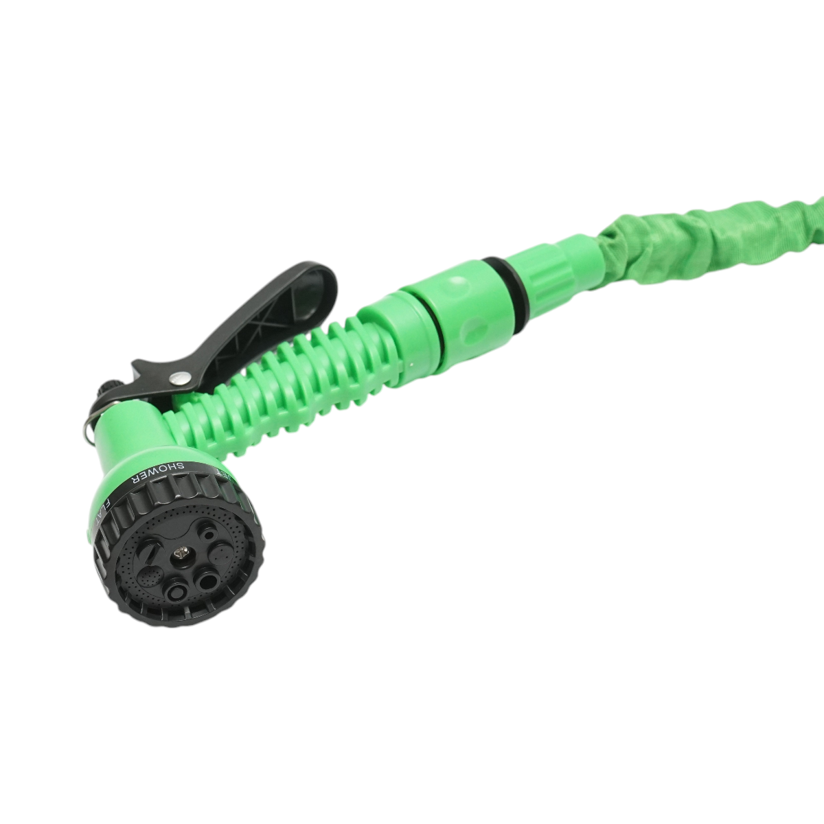 Tubo da giardino estensibile TPE 10-30 m con pistola regolabile a 7 modalità, adattatore 3/4 e raccordo rapido 1/2 - immagine 3