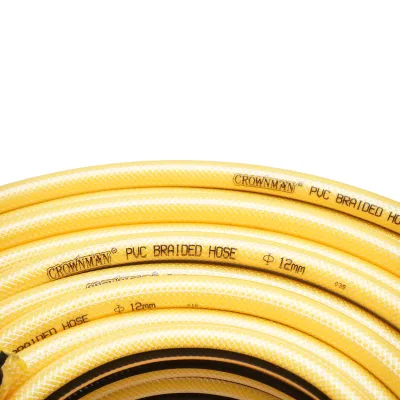 Tubo da giardino in PVC da 13 mm (1/2 pollice) con inserto tessile intrecciato 100 m/rotolo Crownman - immagine 3
