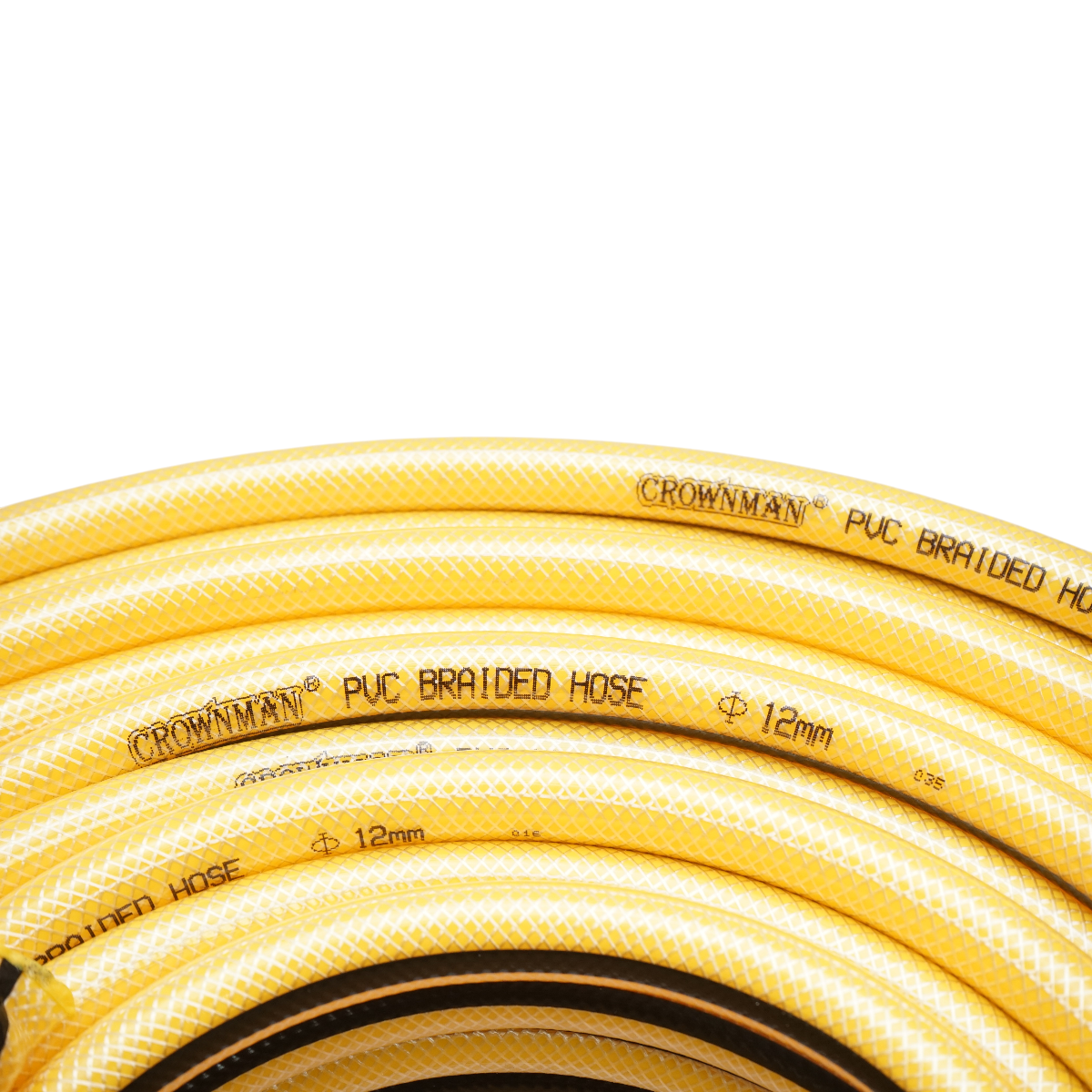 Tubo da giardino in PVC da 13 mm (1/2 pollice) con inserto tessile intrecciato 100 m/rotolo Crownman - immagine 3