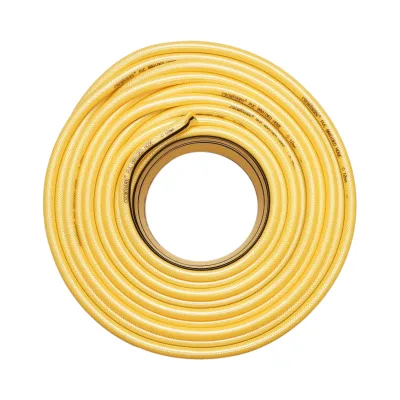 Tubo da giardino in PVC da 13 mm (1/2 pollice) con inserto tessile intrecciato 100 m/rotolo Crownman - immagine 2