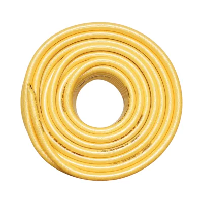 Tubo da giardino in PVC da 19 mm (3/4 pollici) con inserto tessile intrecciato 50 m/rotolo Crownman - immagine 2
